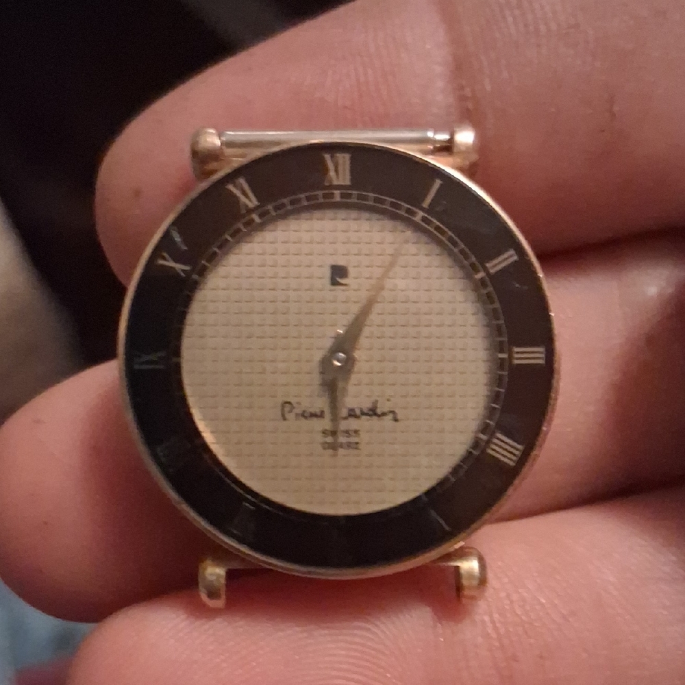 Pierre Cardin Black and Gold Smartwatch
